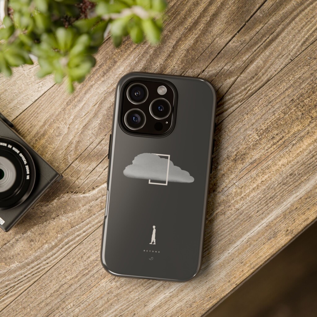 Phone Case – Horizons 03 – Beyond, Charcoal Phone Cases  - 4
