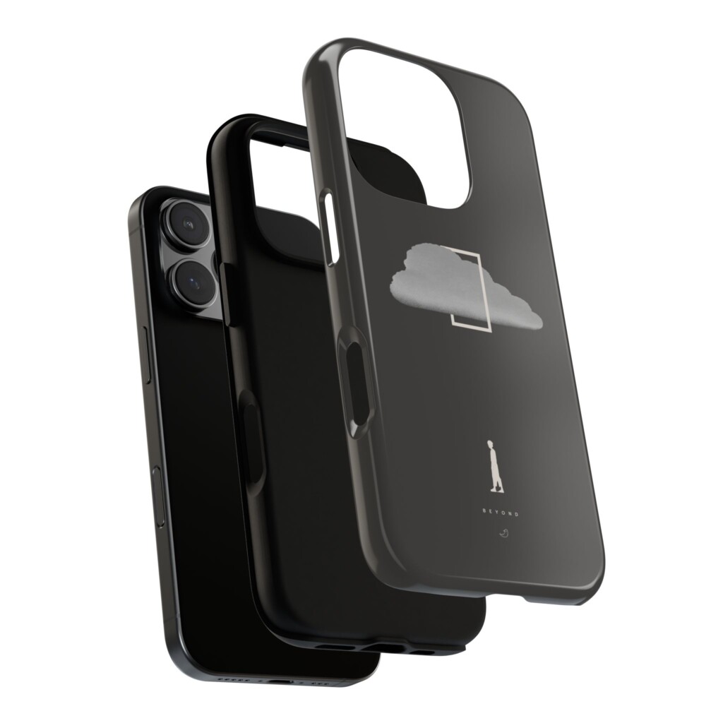Phone Case – Horizons 03 – Beyond, Charcoal Phone Cases  - 3