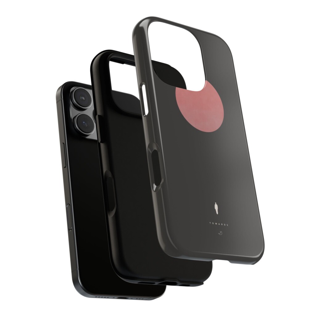 Phone Case – Horizons 01 – Towards, Charcoal Phone Cases  - 3