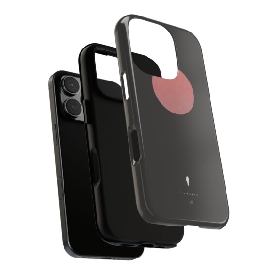 Phone Case – Horizons 01 – Towards, Charcoal Phone Cases  - 3