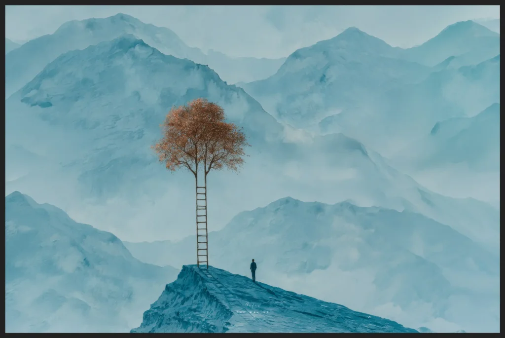 Soft Minimal 06 – Canvas – The Way Up Canvas  - 6