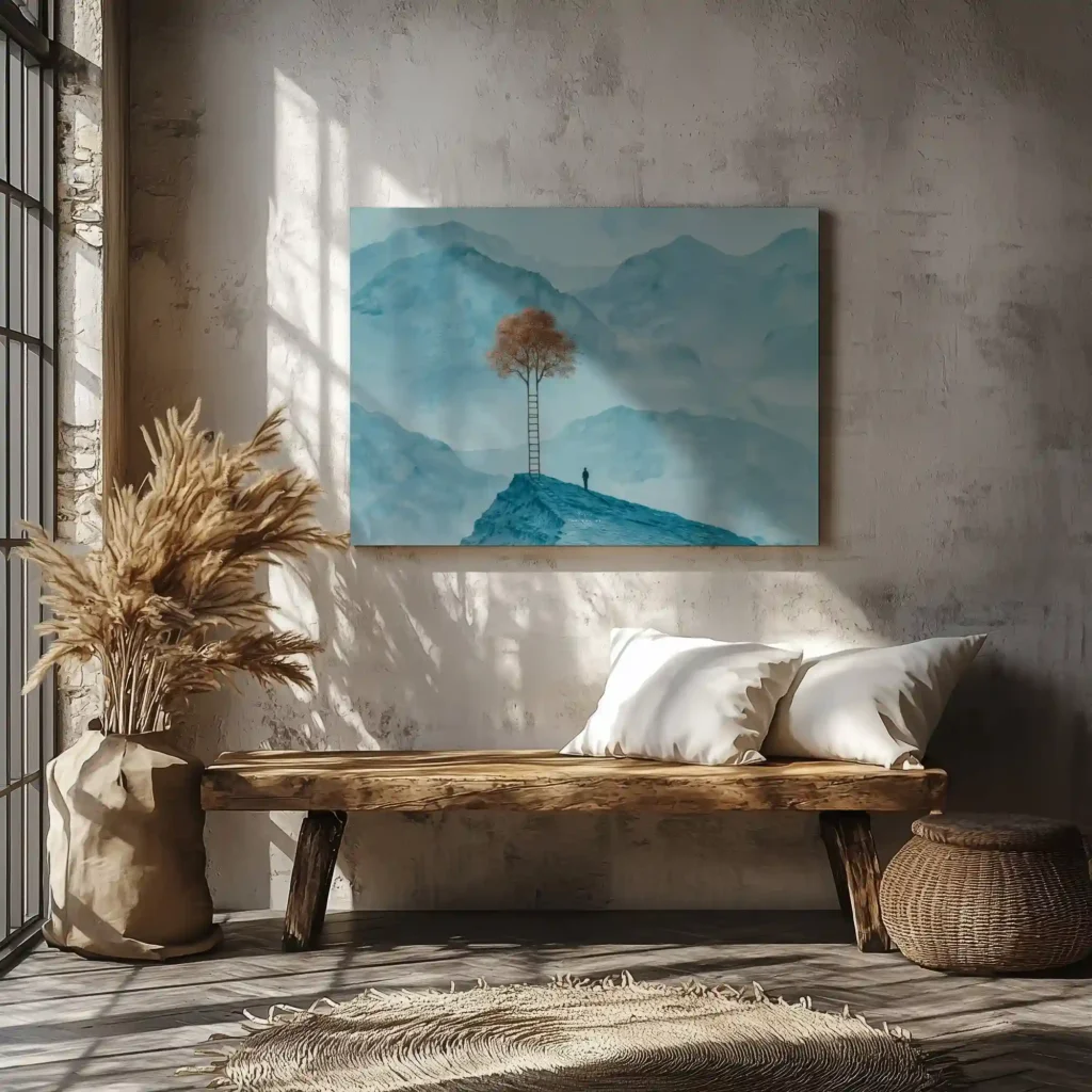 Soft Minimal 06 – Canvas – The Way Up Canvas  - 5