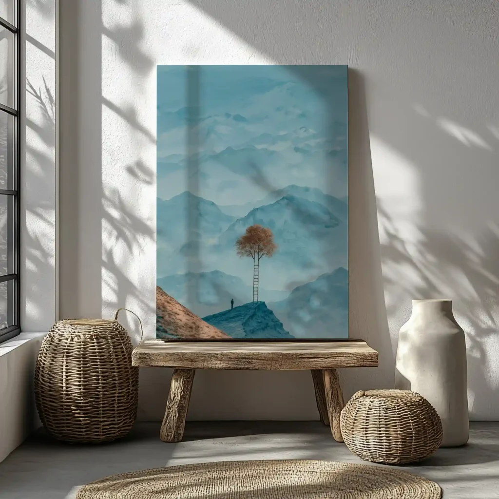 Soft Minimal 06 – Canvas – The Way Up Canvas  - 1