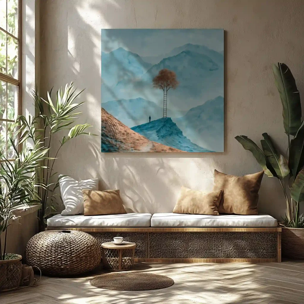 Soft Minimal 06 – Canvas – The Way Up Canvas  - 3