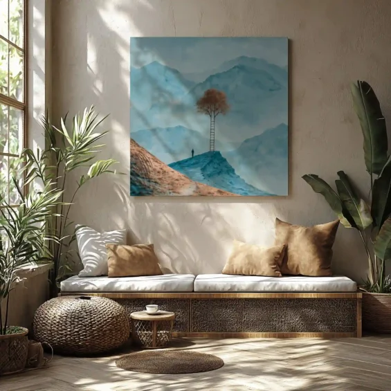 Soft Minimal 06 – Canvas – The Way Up Canvas  - 3