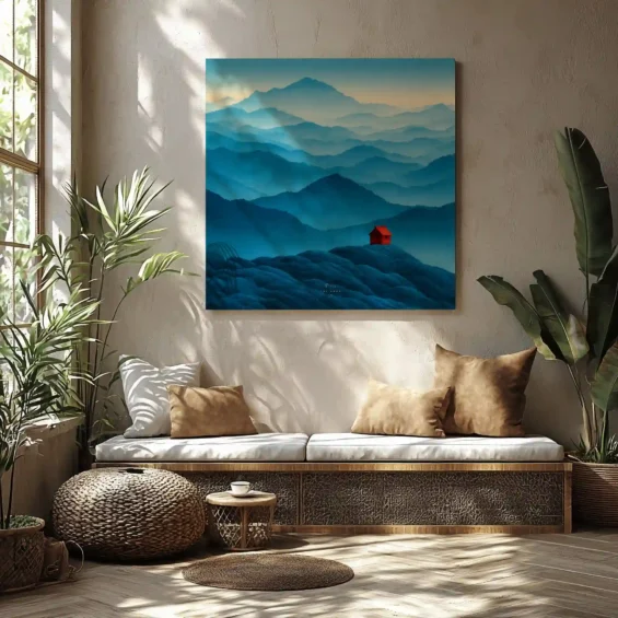 Soft Minimal 12 – Canvas – The Home Canvas  - 3