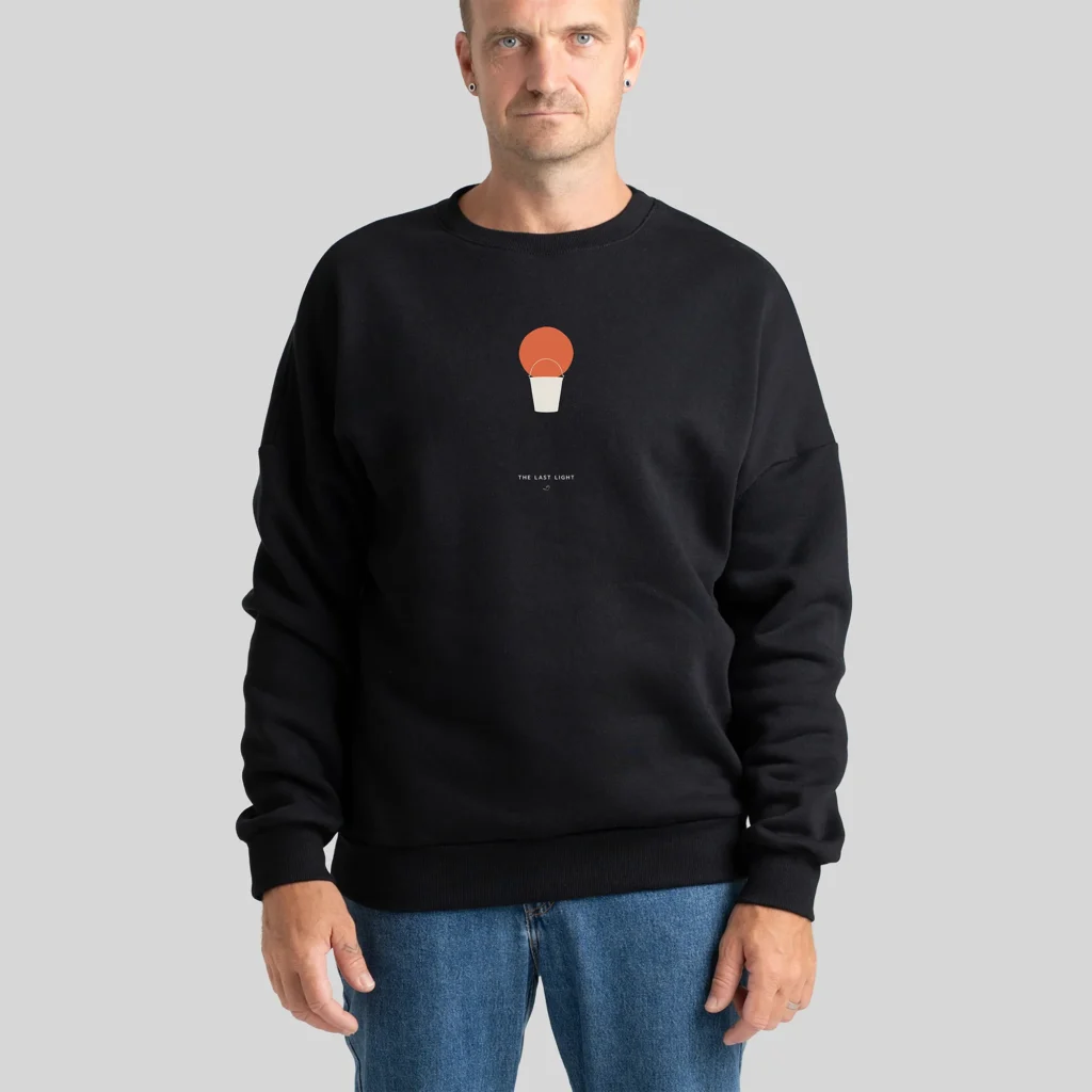 Dramscapes 01 – Minimalis Sweatshirt – The Last Light Sweatshirts  - 3