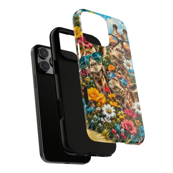 Phone Case – Giraffe Family Animals  - 3