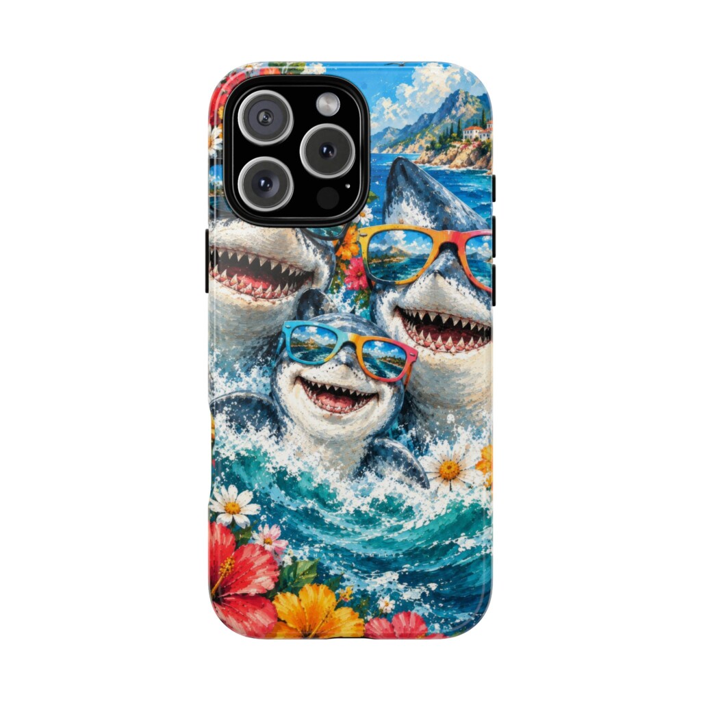 Phone Case – Shark Family Animals  - 1