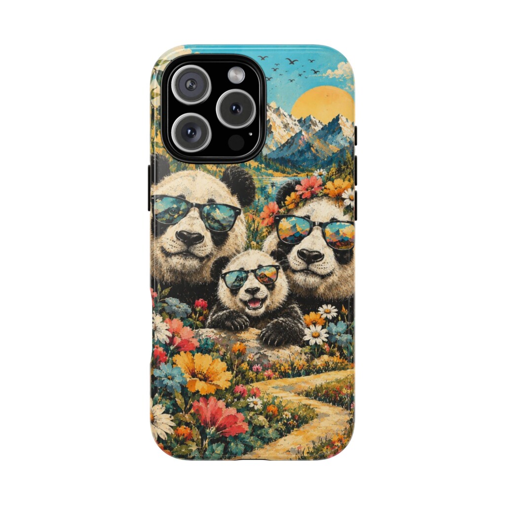 Phone Case – Panda Family Animals  - 1