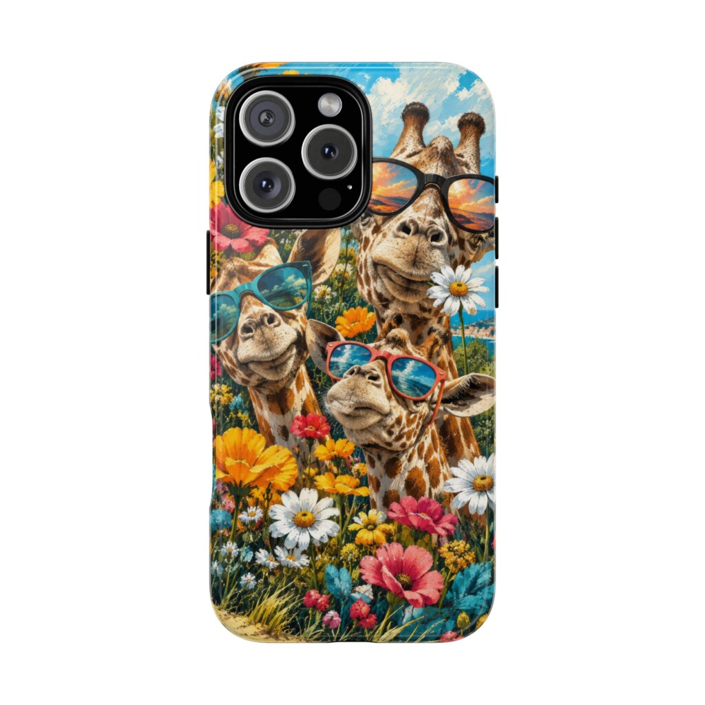 Phone Case – Giraffe Family Animals  - 1