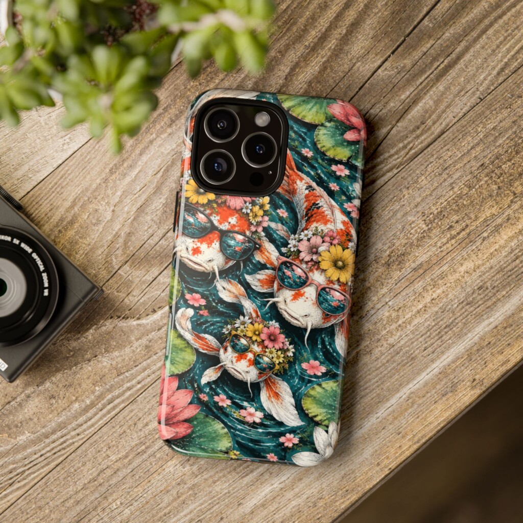 Phone Case – Koi Family Animals  - 4