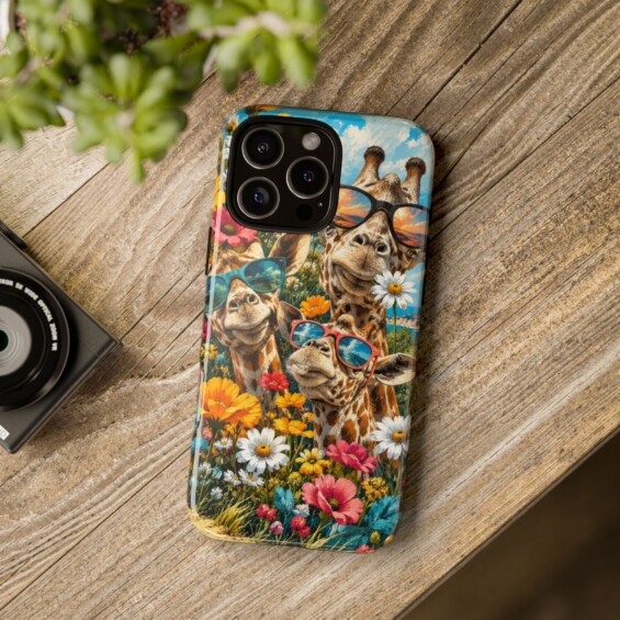 Phone Case – Giraffe Family Animals  - 4