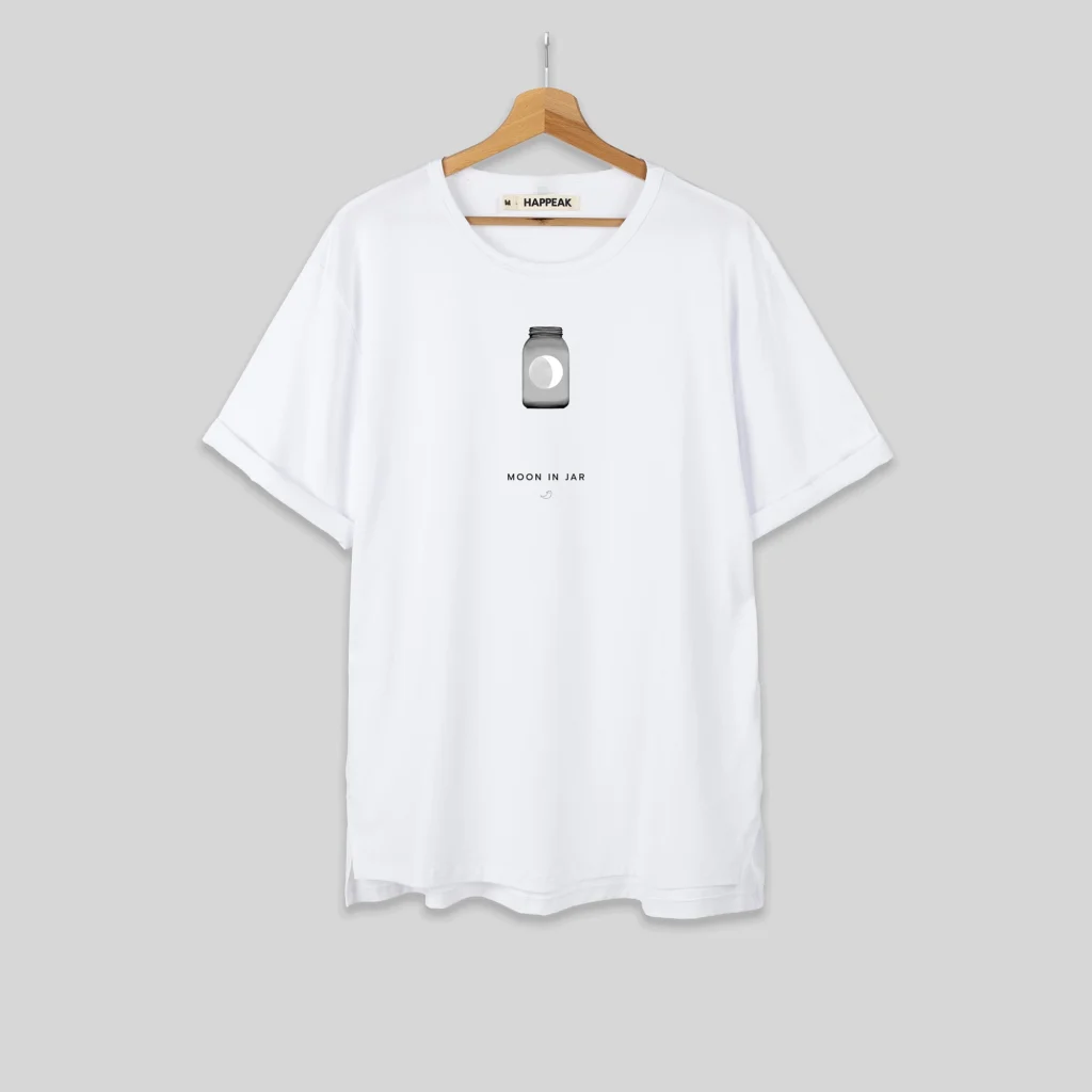 Moon in a Jar Oversized Graphic Tee T-shirts  - 1