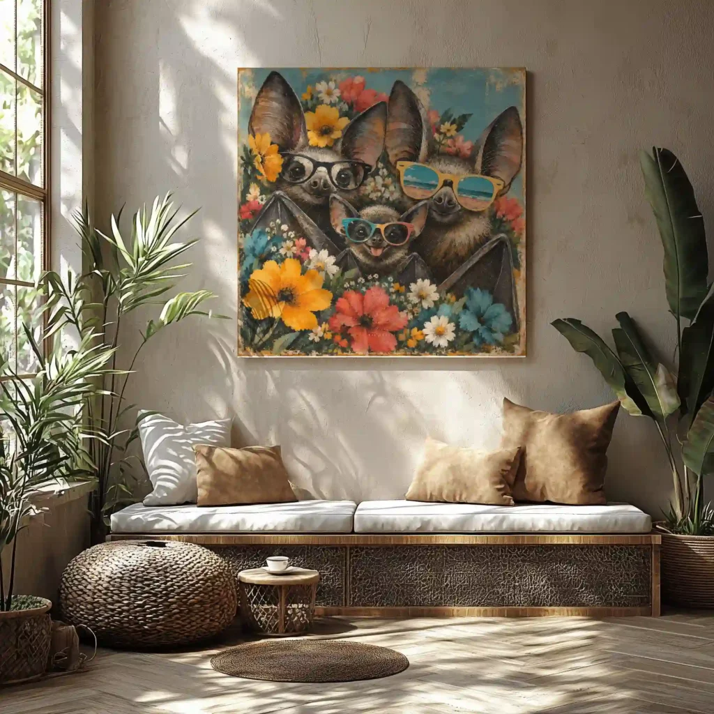 Bat family Canvas Canvas  - 5