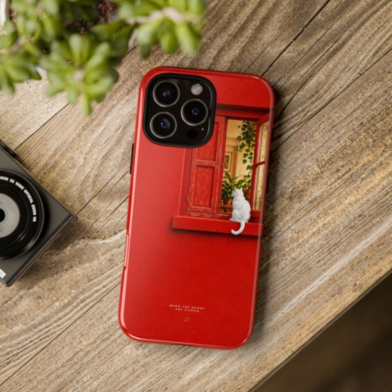 Phone Case – Closed doors Art  - 4
