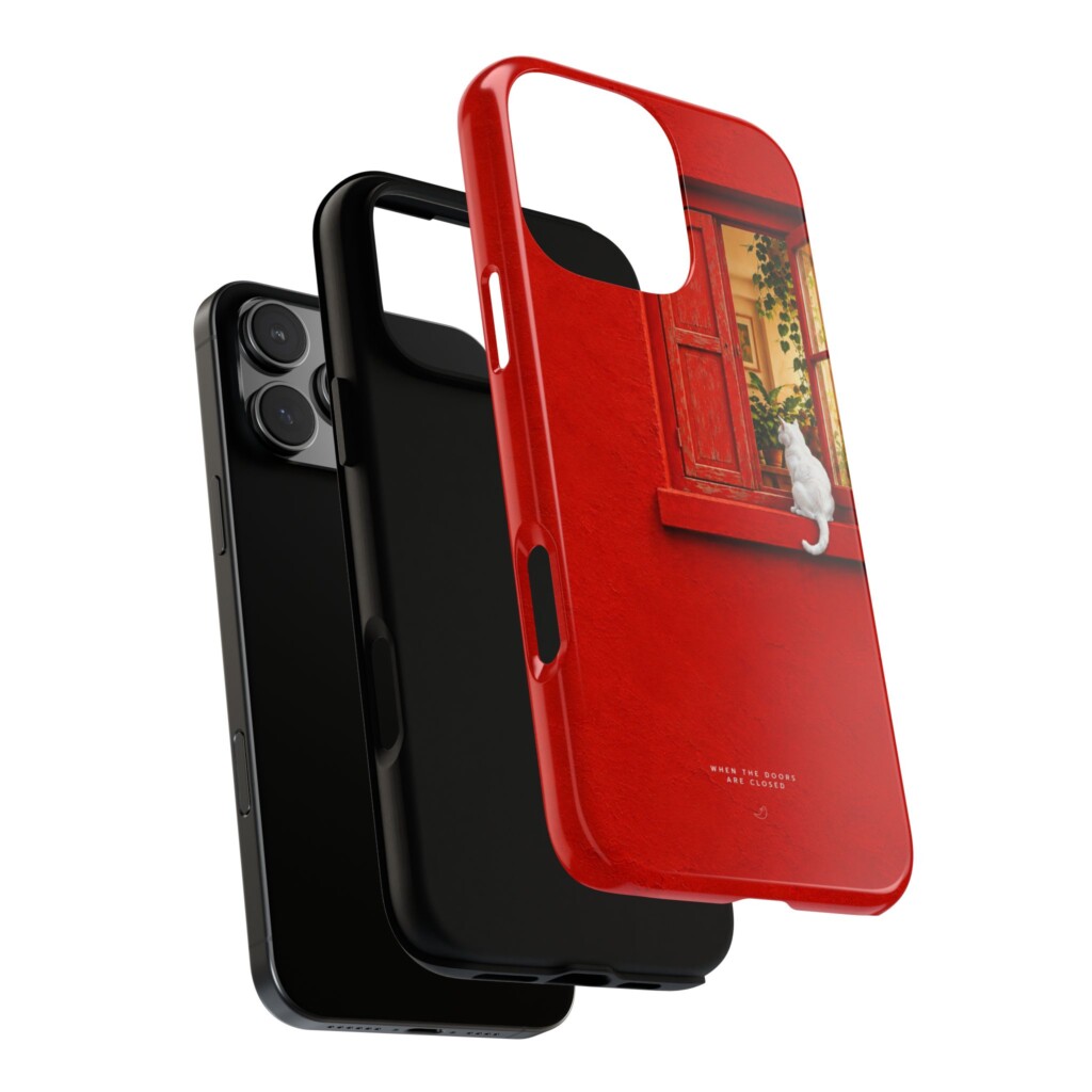 Phone Case – Closed doors Art  - 3